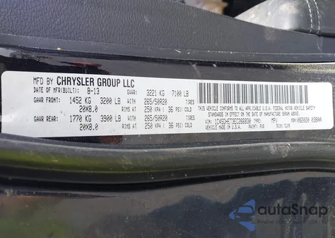 2014 Dodge Durango Citadel from USA, damaged, VIN 1C4SDHET3EC266830